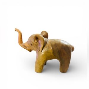 Handcrafted resin Elephant Figurine.